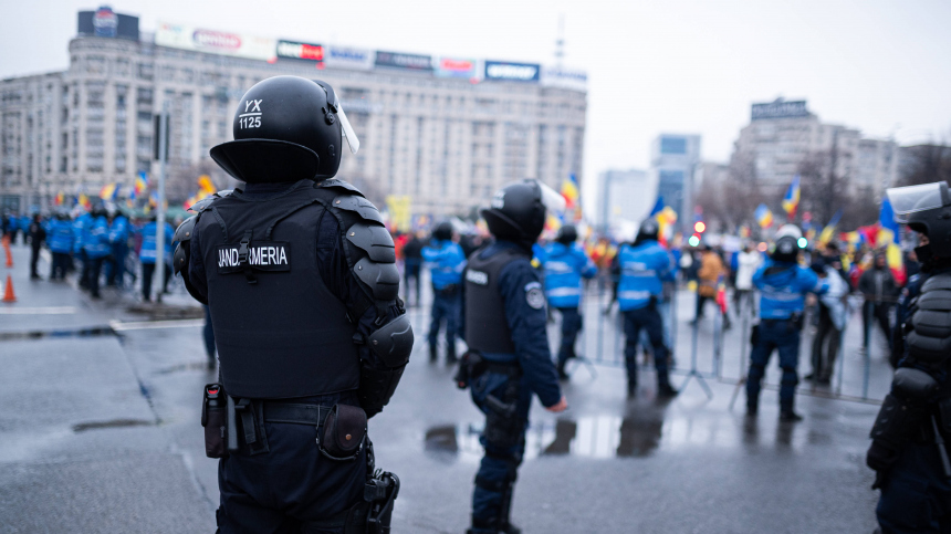 В Румынии начались протесты из-за недопуска Джорджеску к выборам президента