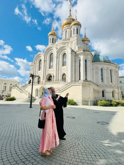 'Невероятное место силы'. Татьяна Бакальчук посетила Сретенский монастырь